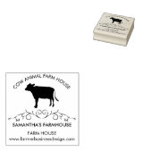 Dekorative Holstein-Kuh Gummistempel (Stempel)