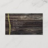 Dekorative Holzmöbel Visitenkarte (Rückseite)