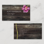 Dekorative Holzmöbel Visitenkarte (Vorne/Hinten)