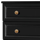 Dekorative Holzschnitzerei Keramikknauf