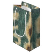 Dekorative Ikat Fabric Design von Chariklia Zarria Kleine Geschenktüte (Vorderseite Schrägansicht)