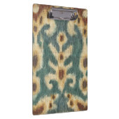 Dekorative Ikat Fabric Design von Chariklia Zarria Klemmbrett (Rechts)