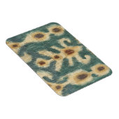 Dekorative Ikat Fabric Design von Chariklia Zarria Magnet (Rechte Seite)