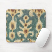Dekorative Ikat Fabric Design von Chariklia Zarria Mousepad (Mit Mouse)