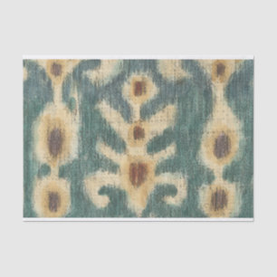 Dekorative Ikat Fabric Design von Chariklia Zarria Seidenpapier