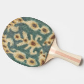 Dekorative Ikat Fabric Design von Chariklia Zarria Tischtennis Schläger (Seitenansicht)