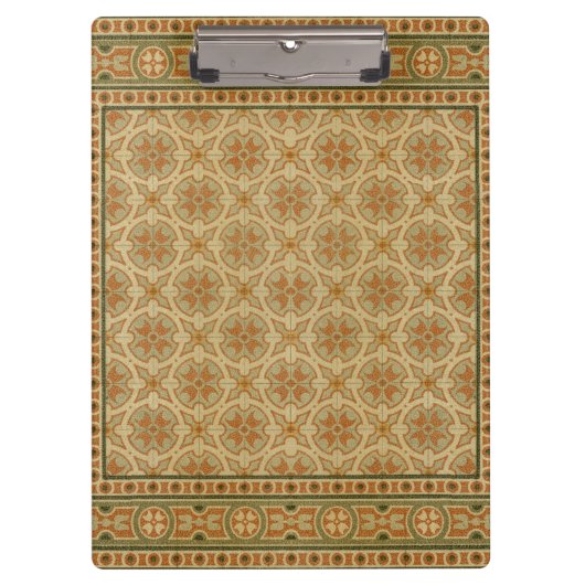 Dekorative italienische Mosaikfliesen von Vision S Klemmbrett (Vorderseite)