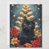 Dekorative Jahresgrüße Flachgrüße Karte (Vorderseite)