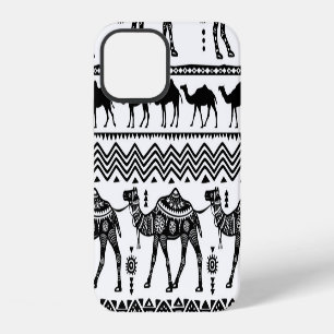 Dekorative Kamel nahtloses Musterdesign iPhone 12 Hülle