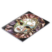 Dekorative Karnevalsmaske Notizblock (Linke Seite)