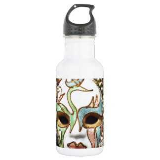 Dekorative Karnevalsmaske Trinkflasche