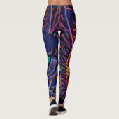 Dekorative Katze von Louis Wain Leggings (Rückseite)