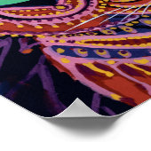 Dekorative Katze von Louis Wain Poster (Ecke)