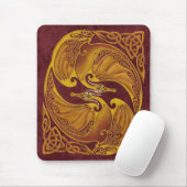 Dekorative keltische Drachen Mousepad (Mit Mouse)