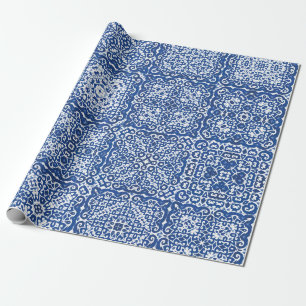 Dekorative Keramik Azulejo Fliesen. Colored de Geschenkpapier