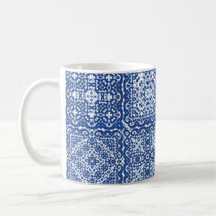 Dekorative Keramik Azulejo Fliesen. Colored de Kaffeetasse