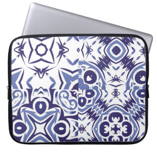 Dekorative Keramik Azulejo Fliesen. Fashionabl Laptopschutzhülle