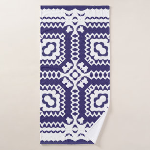 Dekorative Keramik Azulejo Fliesen. Vintage Badehandtuch