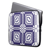 Dekorative Keramik Azulejo Fliesen. Vintage Laptopschutzhülle (Vorderseite Links)