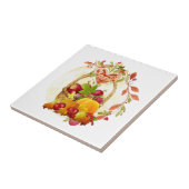 Dekorative Keramik Herbsternte Körbe Fliese (Seite)