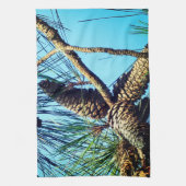 Dekorative Kiefernkone Geschirrtuch (Vertikal)