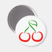 dekorative Kirschen Magnet (Vorderseite/Rückseite)