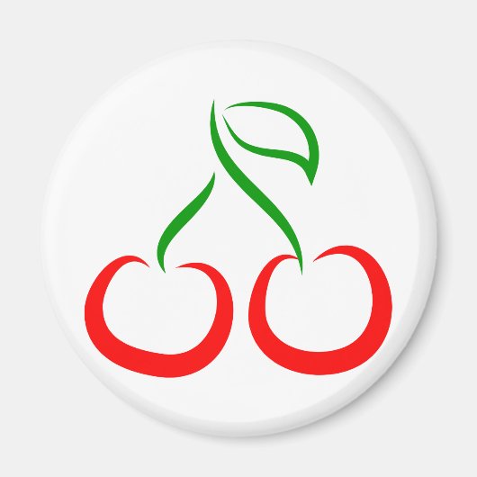 dekorative Kirschen Magnet (Vorne)