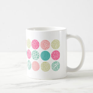 Dekorative Kreise - Farben 01 Kaffeetasse