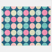 Dekorative Kreise - Farben 01 - mit 00486b Fleecedecke (Vorderseite (Horizontal))