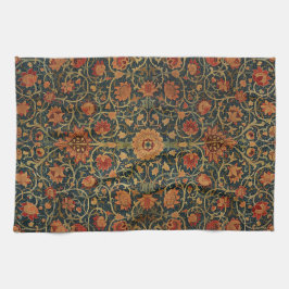 Dekorative Kunst Blume Florenz Rosa Grün Geschirrtuch