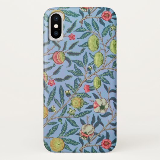 Dekorative Kunst Frucht William Morris Muster Case-Mate iPhone Hülle (Rückseite)