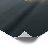 Dekorative Kunst - Regen 3 fahren Poster (Ecke)