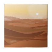 Dekorative Landschaft der Wüste Fliese (Vorderseite)