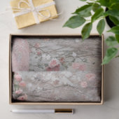Dekorative Landschaft Leopard Romantisch Rosa Flor Seidenpapier (Geschenk)