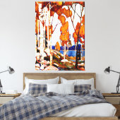 Dekorative Landschaft von Tom Thomson Leinwanddruck (Insitu (Schlafzimmer))