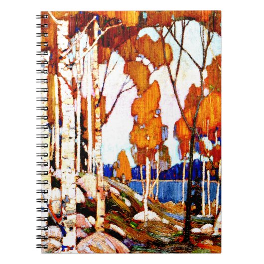 Dekorative Landschaft von Tom Thomson Notizblock (Vorderseite)