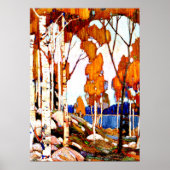 Dekorative Landschaft von Tom Thomson Poster (Vorne)
