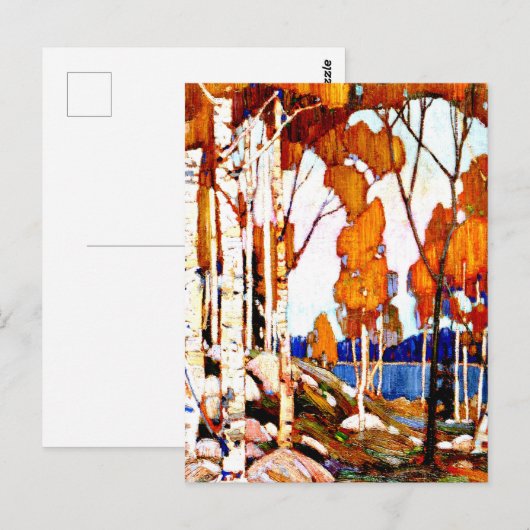 Dekorative Landschaft von Tom Thomson Postkarte (Vorne/Hinten)