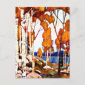 Dekorative Landschaft von Tom Thomson Postkarte (Vorderseite)