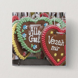 Dekorative Lebkuchen Kekse Button