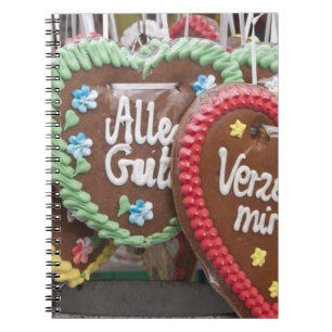 Dekorative Lebkuchenplätzchen Notizblock