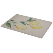 Dekorative Lemon Glass Cutting Board 8x11" Schneidebrett (Ecke)