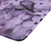 Dekorative Lilac-Blume Schneidebrett (Ecke)