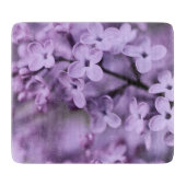 Dekorative Lilac-Blume Schneidebrett (Vorderseite)