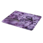 Dekorative Lilac-Blume Schneidebrett (Ecke)