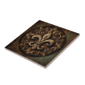 dekorative Lilie Fliese (Seite)