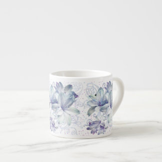 Dekorative Lilies Espressotasse