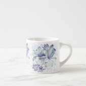 Dekorative Lilies Espressotasse (Rechts)