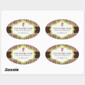 Dekorative Lolli Cakes Stickers (Blatt)