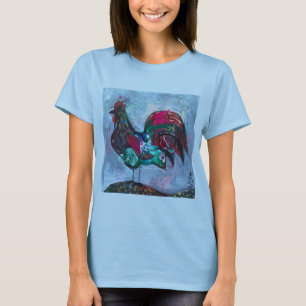 Dekorative Malerei Acrylvogelsteine Untersetzer sq T-Shirt